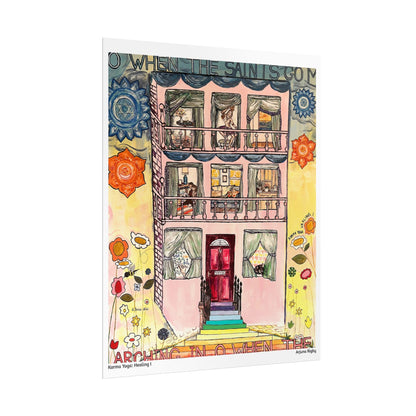 Karma Yoga: Healing I Fine Art Poster