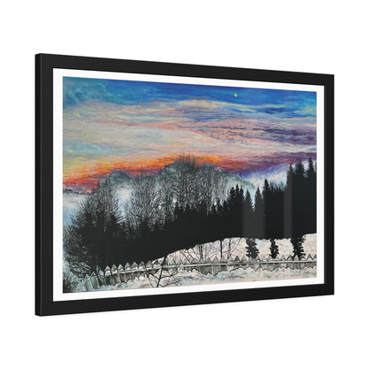 Grua Framed Fine Art Print