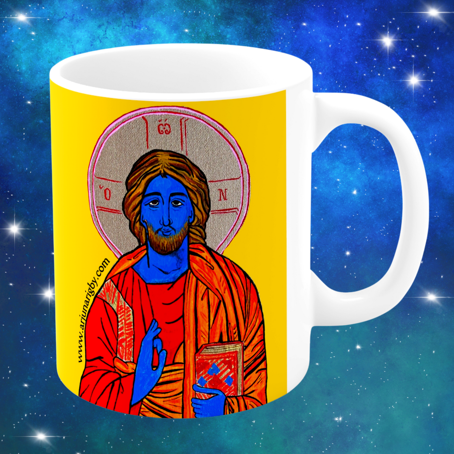 Christ the Quantum Lifegiver - Mug - Arjuna Rigby Art and Lifestyle Store