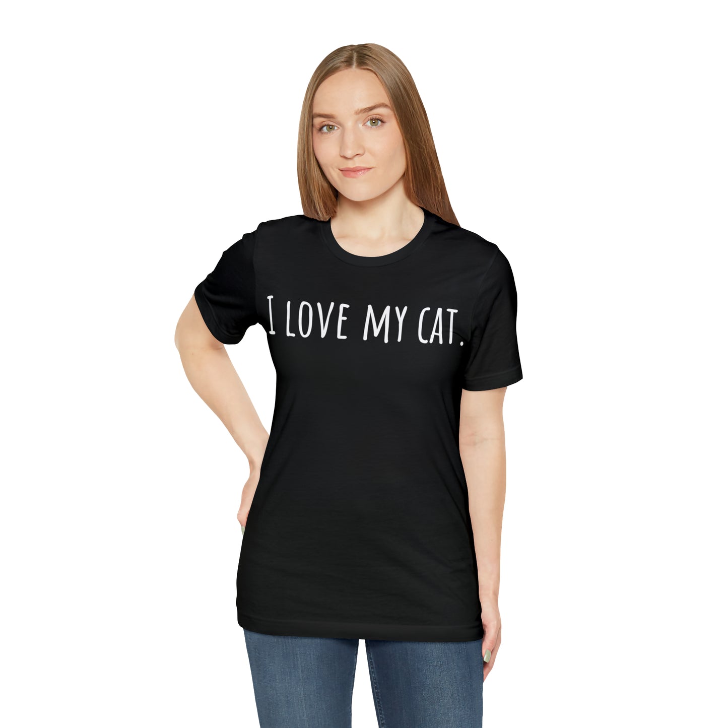 I Love My Cat - Classic T-Shirt - Arjuna Rigby Art and Lifestyle Store