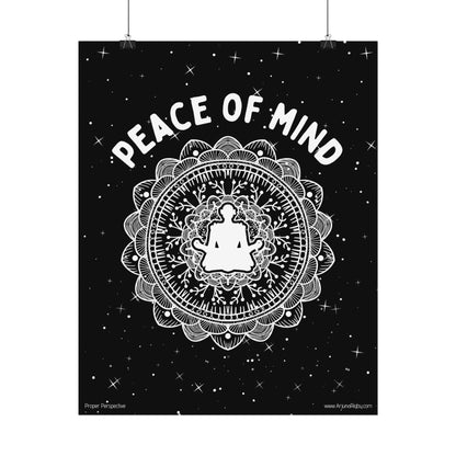 Peace of Mind Fine Art Poster black background