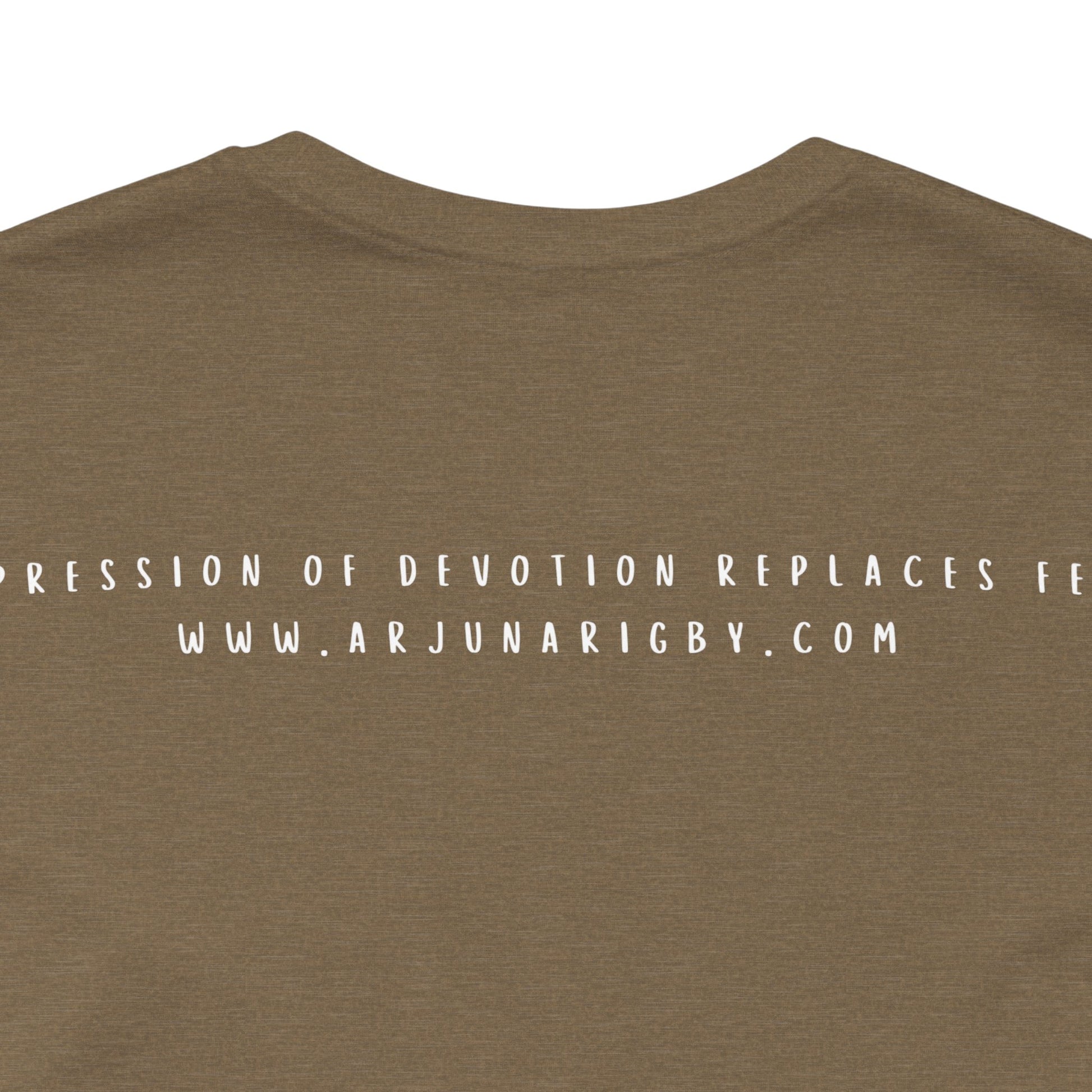 Expression of Devotion T-Shirt - Arjuna Rigby Art and Lifestyle Store