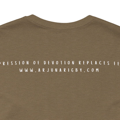 Expression of Devotion T-Shirt - Arjuna Rigby Art and Lifestyle Store