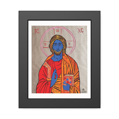 Christ the Quantum Lifegiver Framed Fine Art Posters - Arjuna Rigby Art and Lifestyle Store