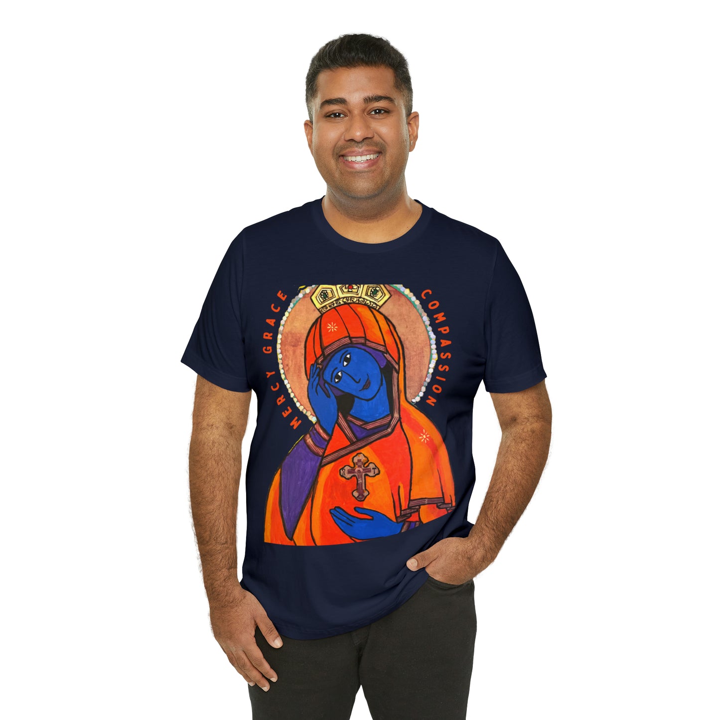 O Queen of Heaven Rejoice - Classic T-Shirt - Arjuna Rigby Art and Lifestyle Store