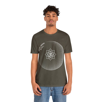 May All Humans Be Well T-Shirt - Arjuna Rigby Art and Lifestyle Store