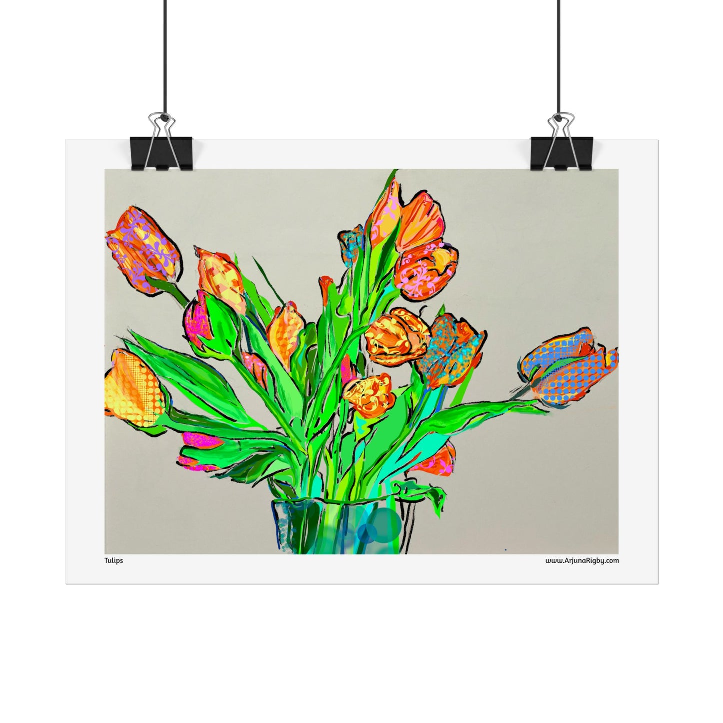 Tulips Rolled Fine Art Print