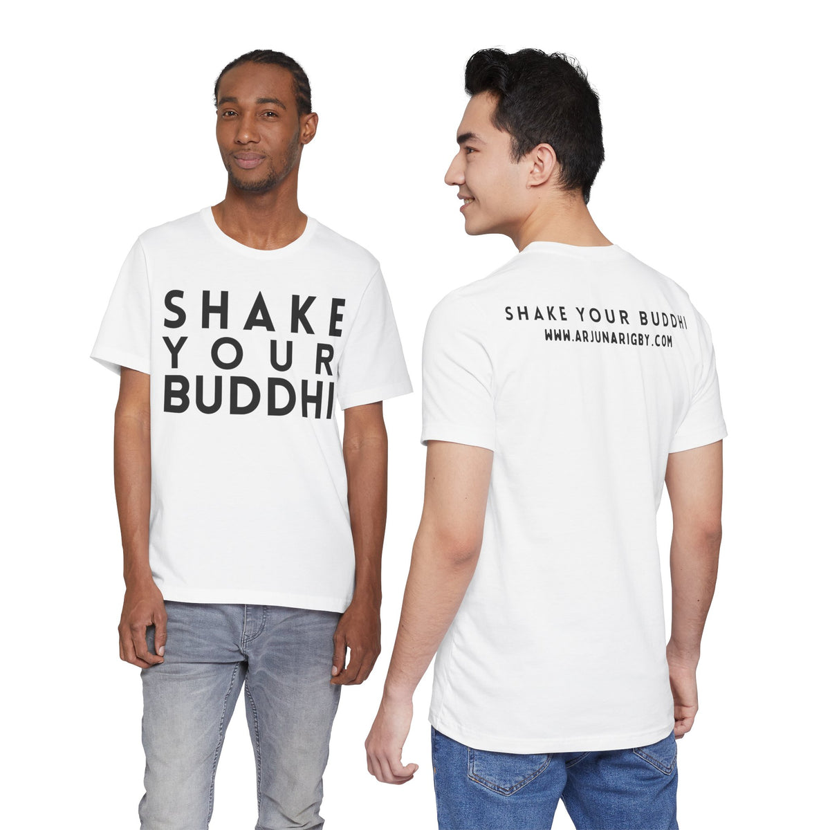 Shake Your Buddhi T-Shirt - Arjuna Rigby Art and Lifestyle Store