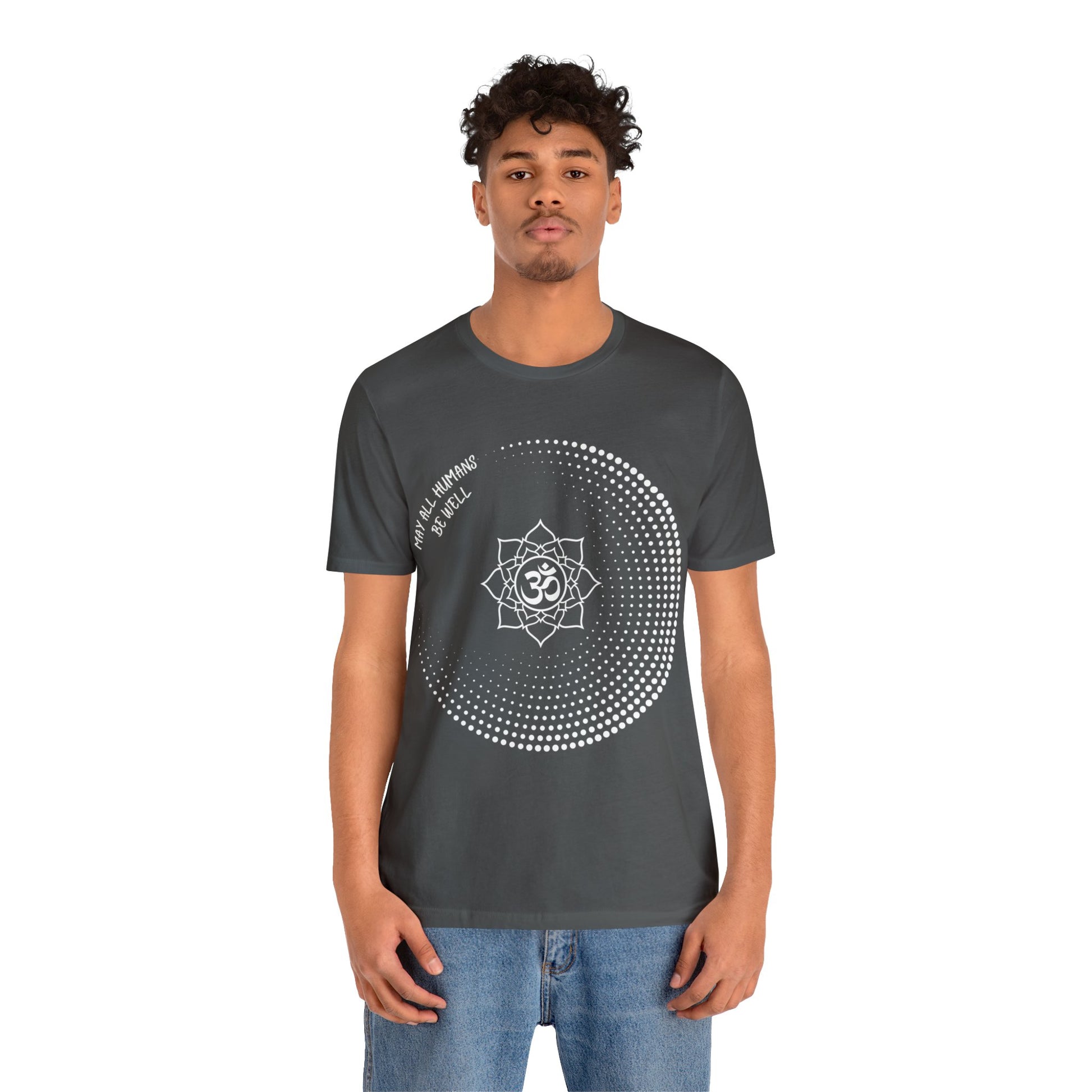 May All Humans Be Well T-Shirt - Arjuna Rigby Art and Lifestyle Store