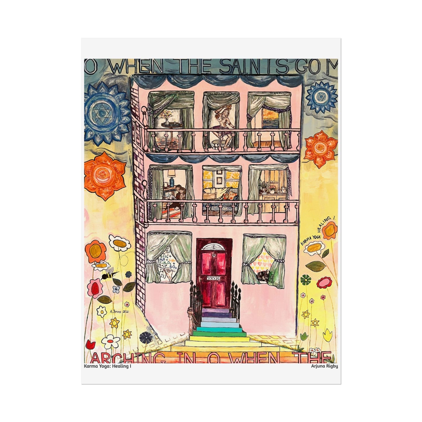 Karma Yoga: Healing I Fine Art Poster