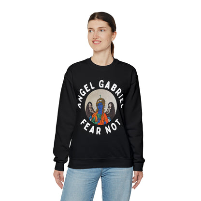 Angel Gabriel Crewneck Sweatshirt - Arjuna Rigby Art and Lifestyle Store