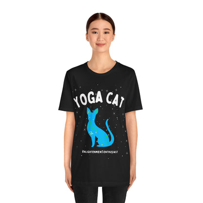 Yoga Cat T-Shirt - Arjuna Rigby Art and Lifestyle Store