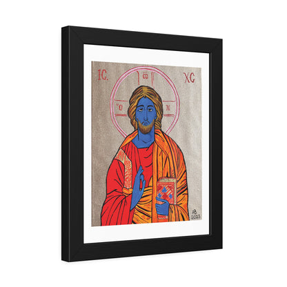 Christ the Quantum Lifegiver Framed Fine Art Posters - Arjuna Rigby Art and Lifestyle Store