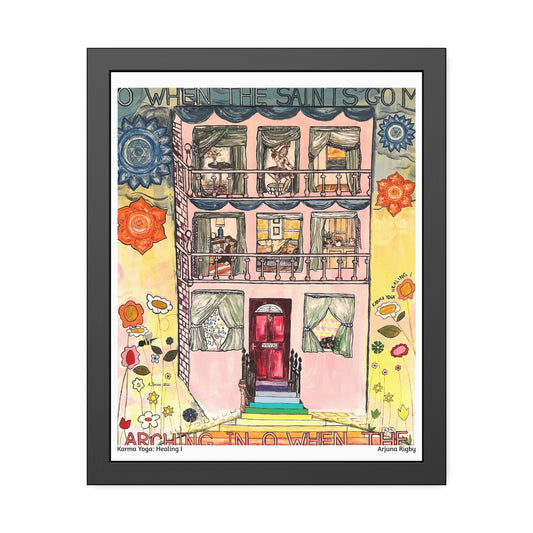 Karma Yoga: Healing I Framed Fine Art Print - Arjuna Rigby Art and Lifestyle Store