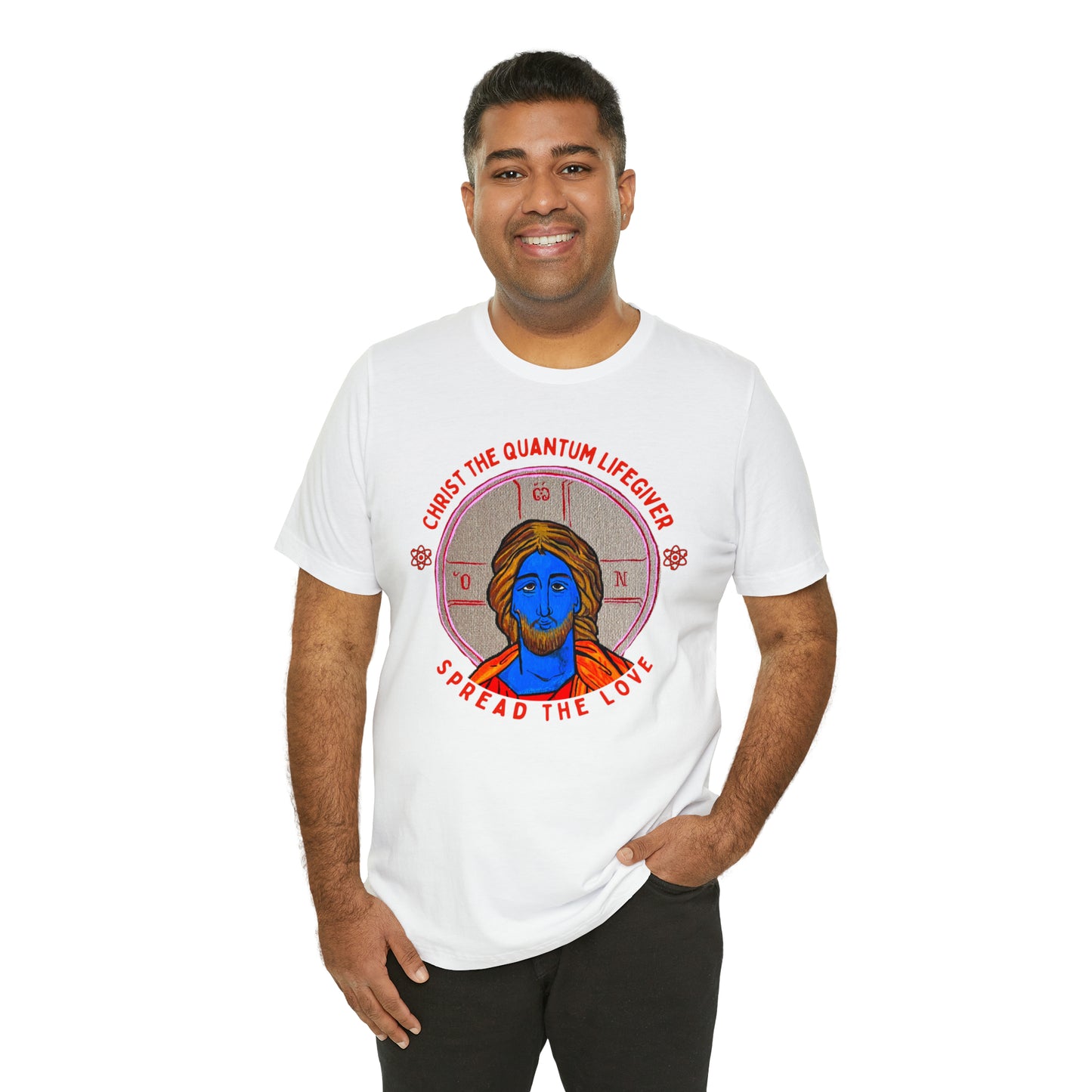 Christ the Quantum Lifegiver - Classic T-Shirt - Arjuna Rigby Art and Lifestyle Store