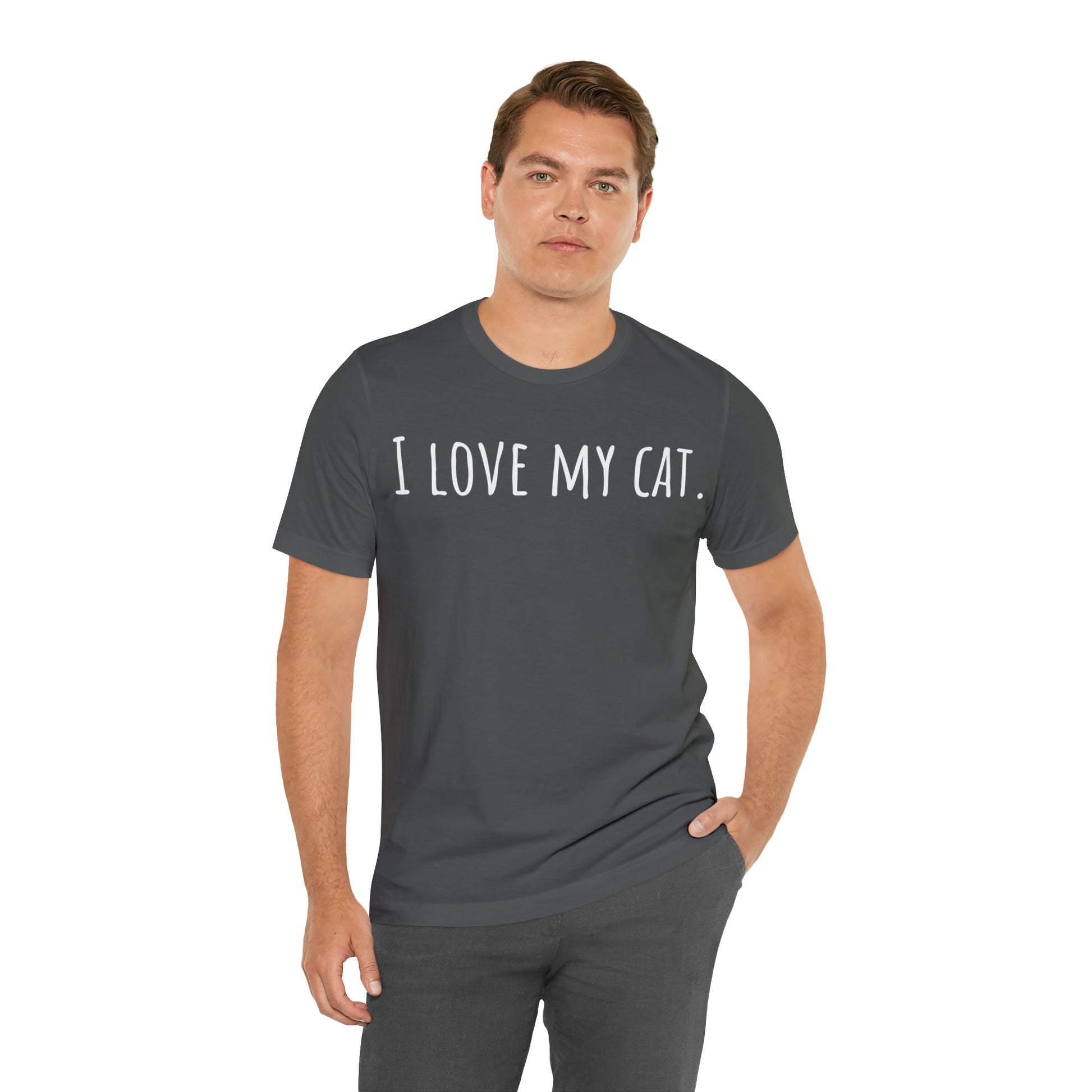 I Love My Cat - Classic T-Shirt - Arjuna Rigby Art and Lifestyle Store