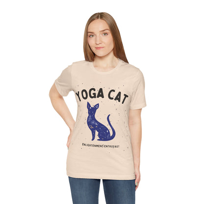 Yoga Cat T-Shirt - Arjuna Rigby Art and Lifestyle Store