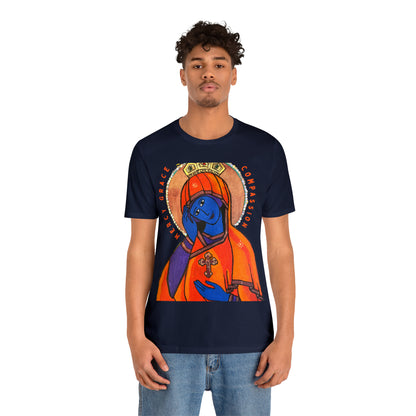 O Queen of Heaven Rejoice - Classic T-Shirt - Arjuna Rigby Art and Lifestyle Store