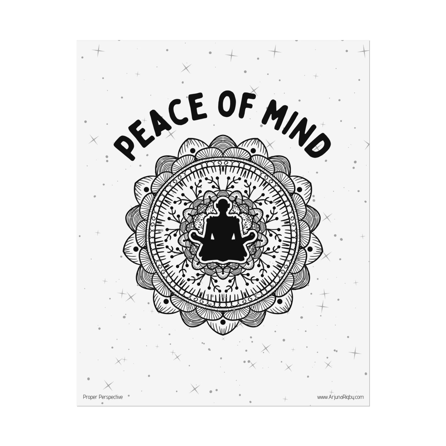 Peace of Mind Fine Art Print white background