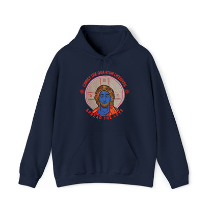 Christ the Quantum Lifegiver Hoodie - Arjuna Rigby Art and Lifestyle Store