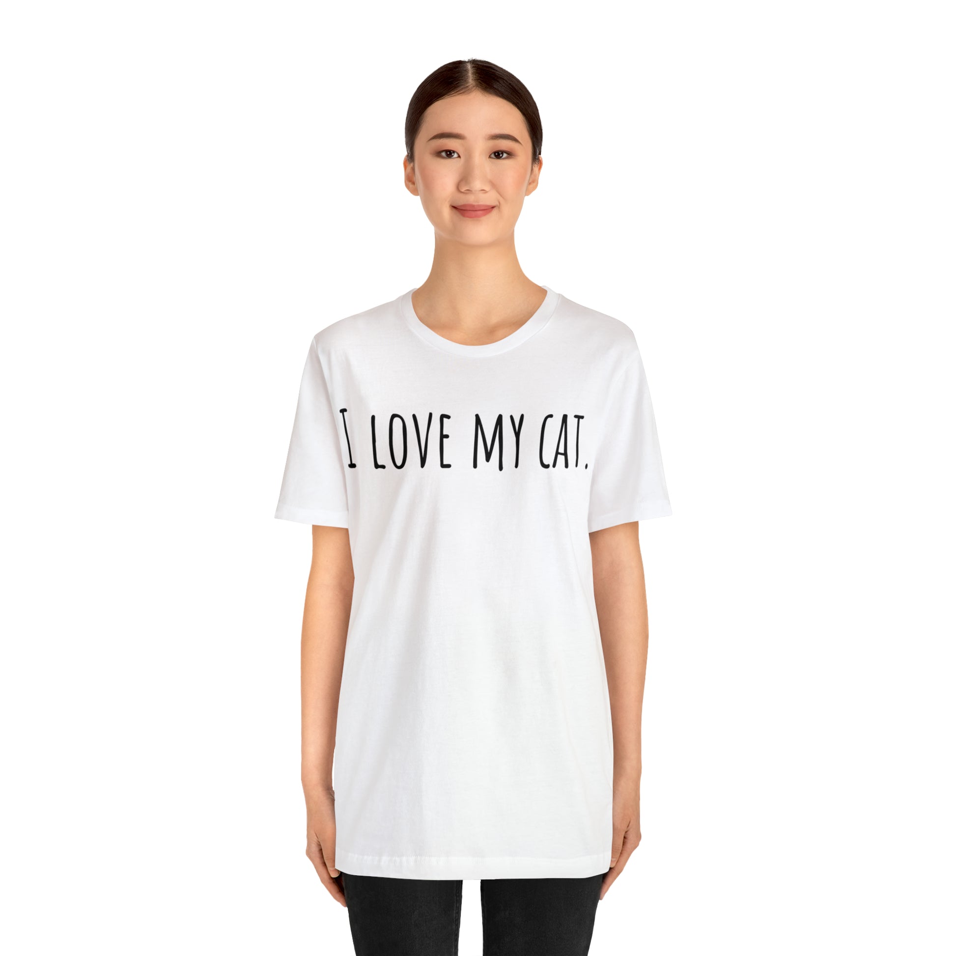 I Love My Cat - Classic T-Shirt - Arjuna Rigby Art and Lifestyle Store