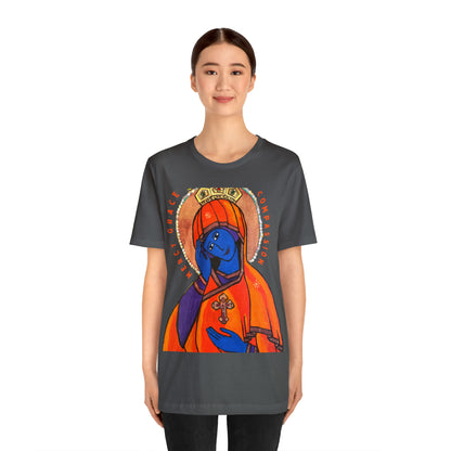 O Queen of Heaven Rejoice - Classic T-Shirt - Arjuna Rigby Art and Lifestyle Store