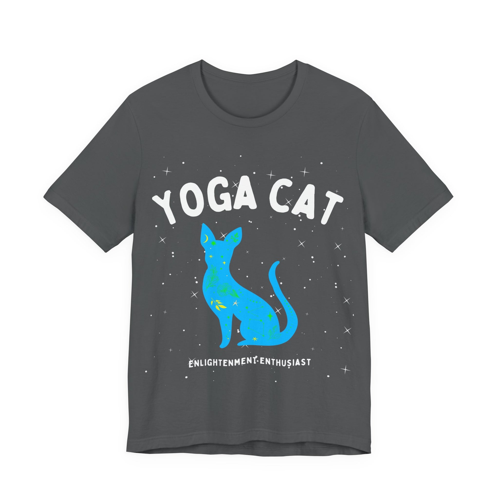 Yoga Cat T-Shirt - Arjuna Rigby Art and Lifestyle Store