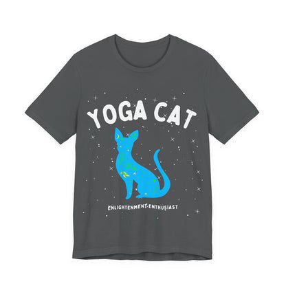 Yoga Cat T-Shirt - Arjuna Rigby Art and Lifestyle Store