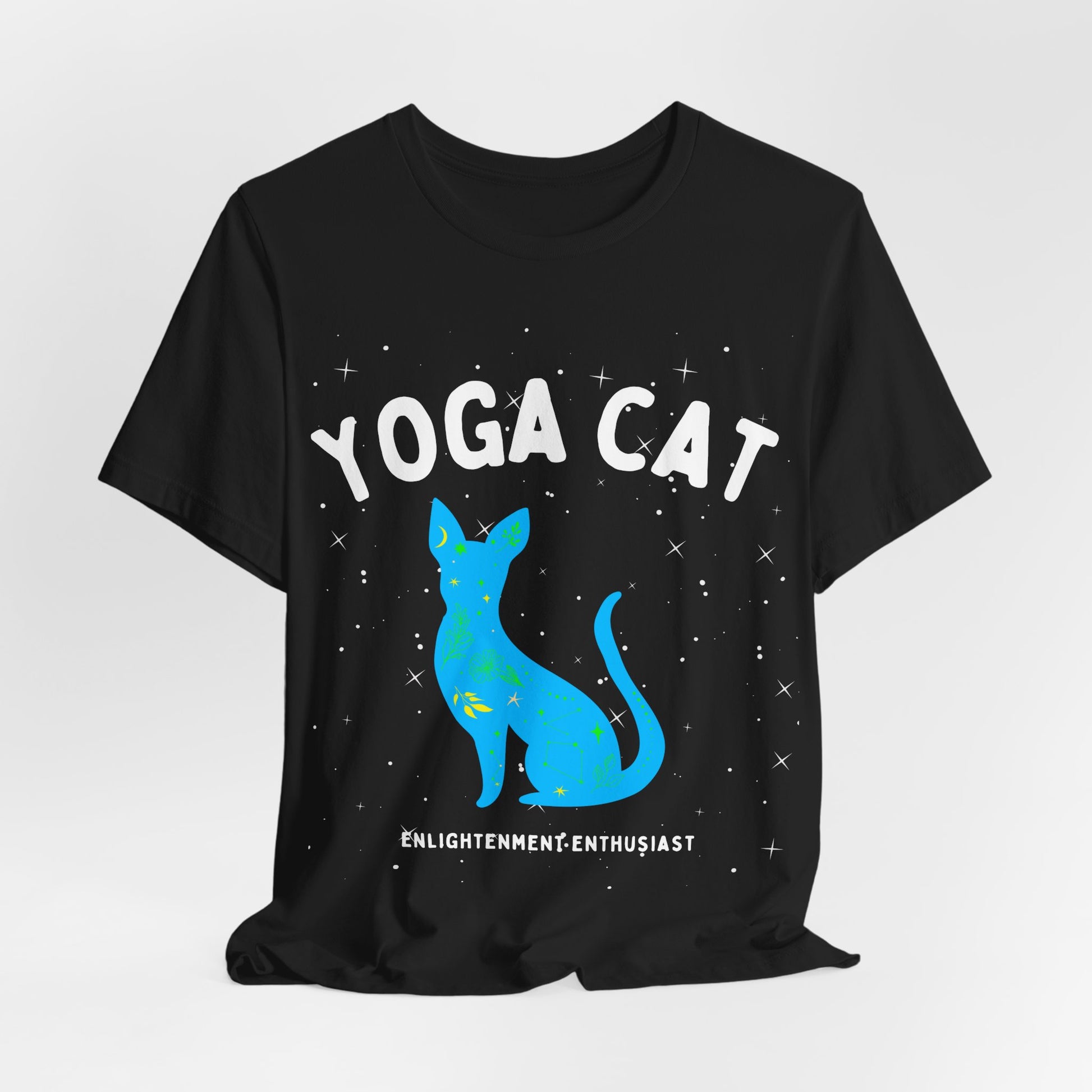Yoga Cat T-Shirt - Arjuna Rigby Art and Lifestyle Store