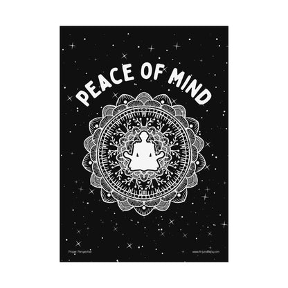 Peace of Mind Fine Art Poster black background