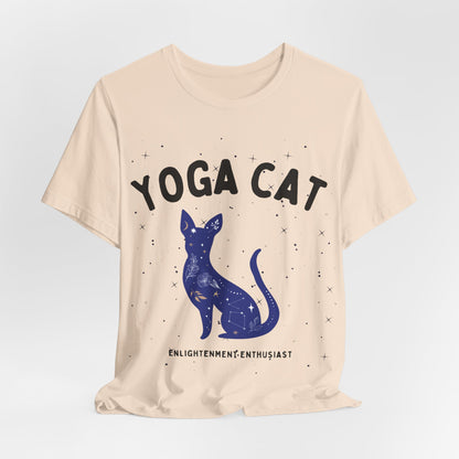 Yoga Cat T-Shirt - Arjuna Rigby Art and Lifestyle Store