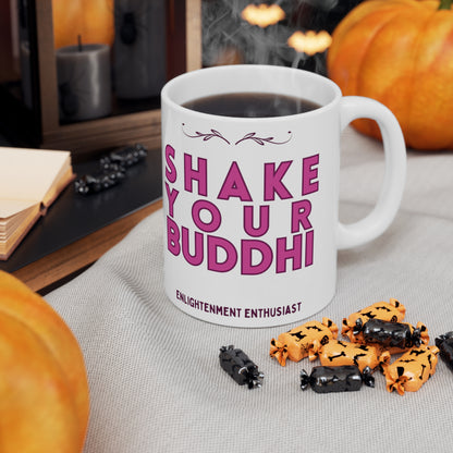 Shake Your Buddhi Mug - Arjuna Rigby Art and Lifestyle Store