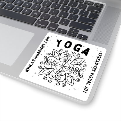 Yoga Sticker - Arjuna Rigby Art and Lifestyle Store