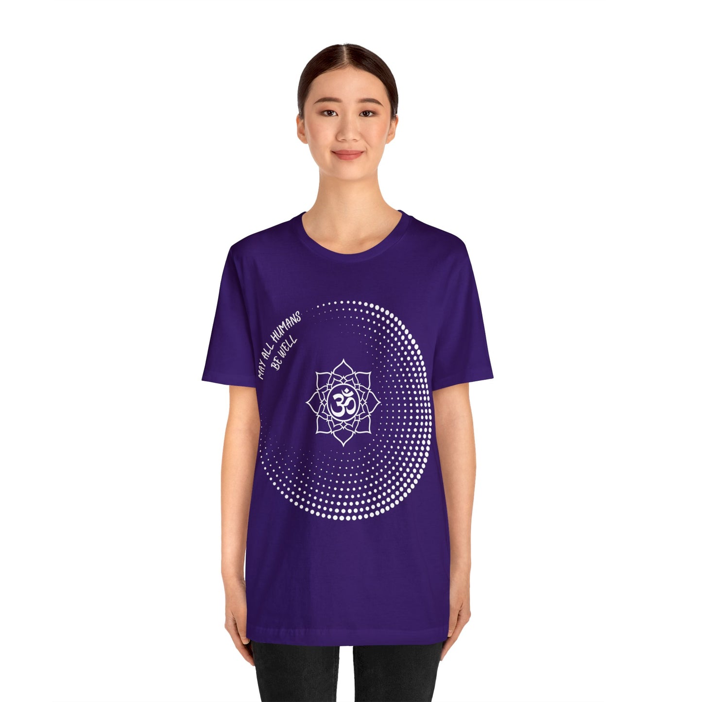 May All Humans Be Well T-Shirt - Arjuna Rigby Art and Lifestyle Store