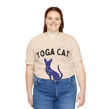 Yoga Cat T-Shirt - Arjuna Rigby Art and Lifestyle Store