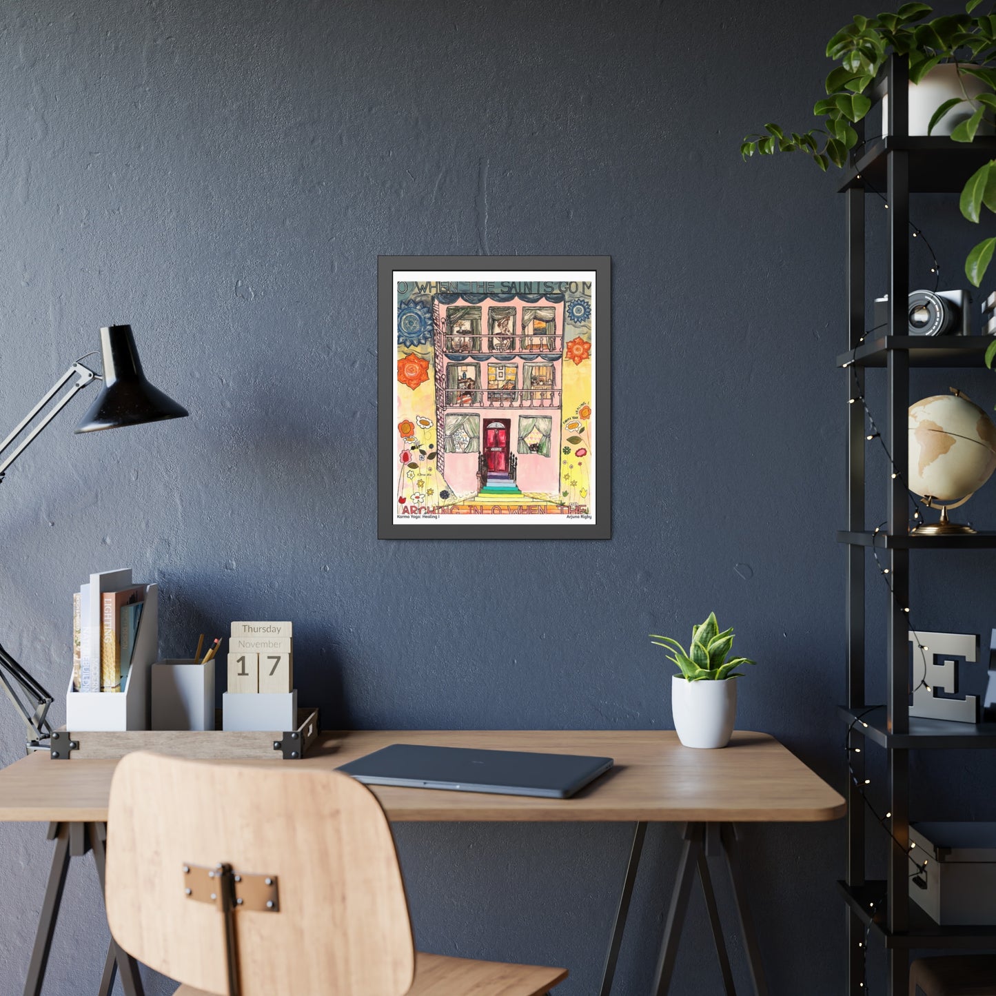 Karma Yoga: Healing I Framed Fine Art Print