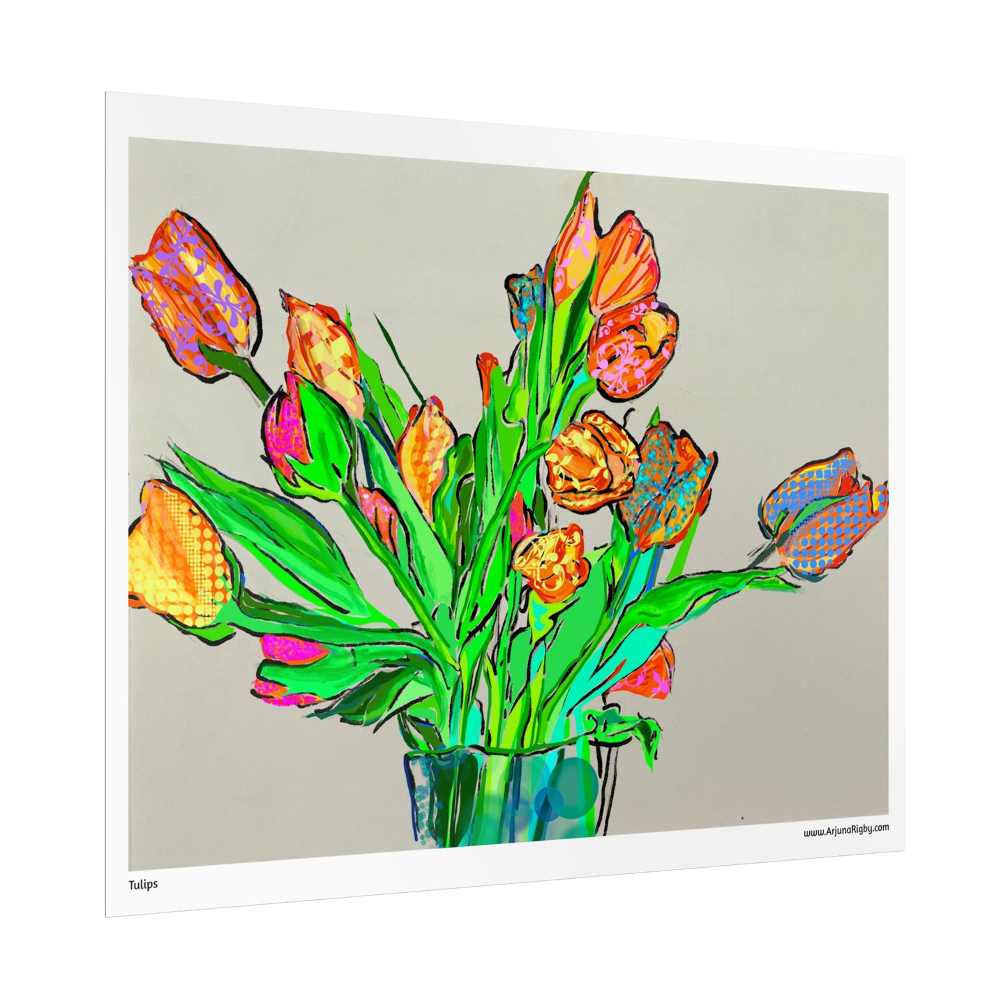 Tulips Rolled Fine Art Print