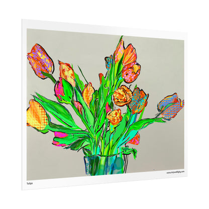 Tulips Rolled Fine Art Print