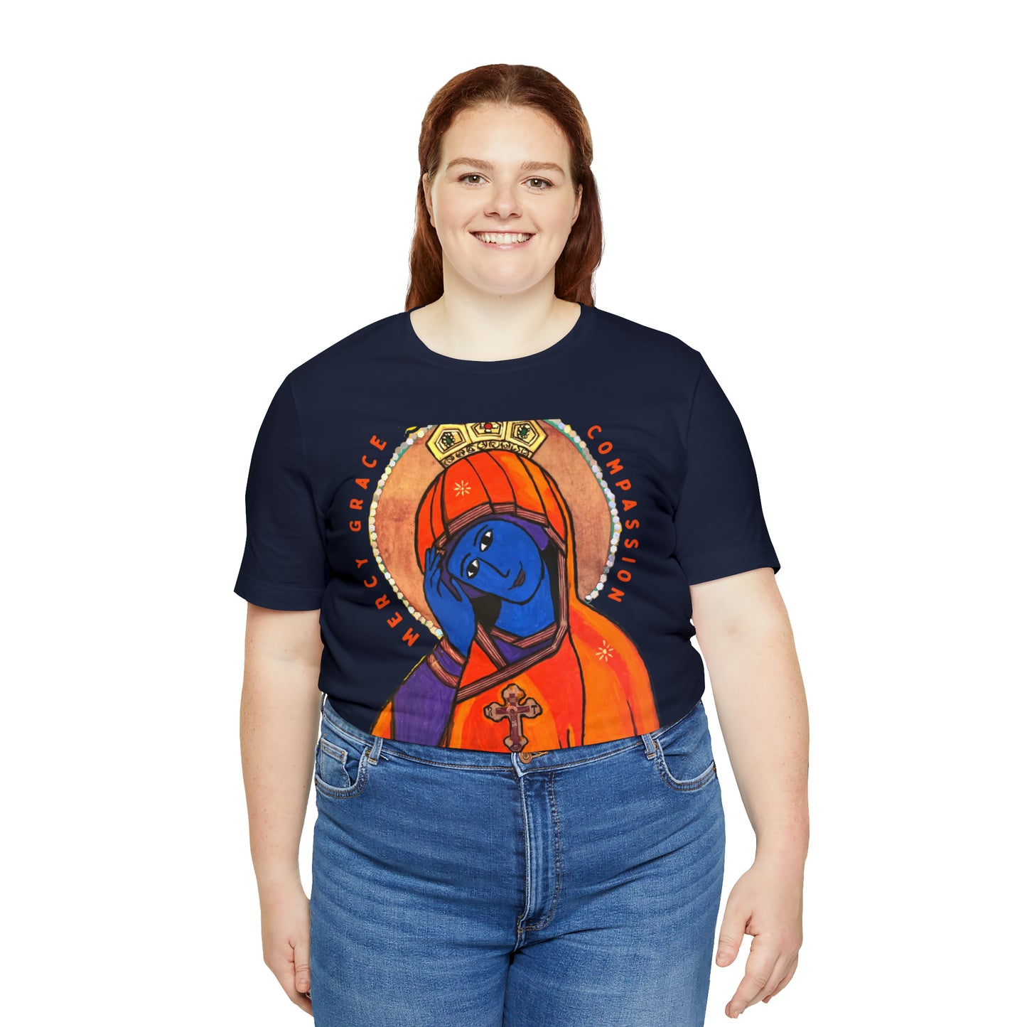 O Queen of Heaven Rejoice - Classic T-Shirt - Arjuna Rigby Art and Lifestyle Store