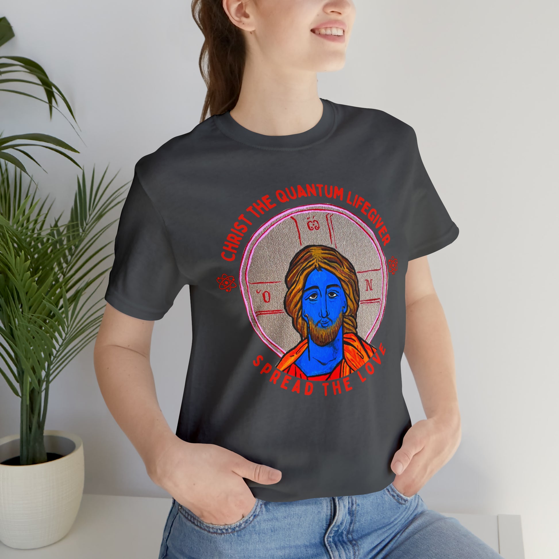 Christ the Quantum Lifegiver - Classic T-Shirt - Arjuna Rigby Art and Lifestyle Store