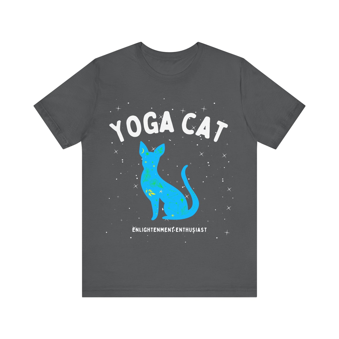 Yoga Cat T-Shirt - Arjuna Rigby Art and Lifestyle Store