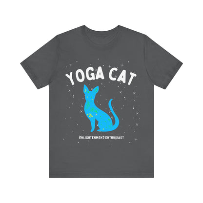 Yoga Cat T-Shirt - Arjuna Rigby Art and Lifestyle Store