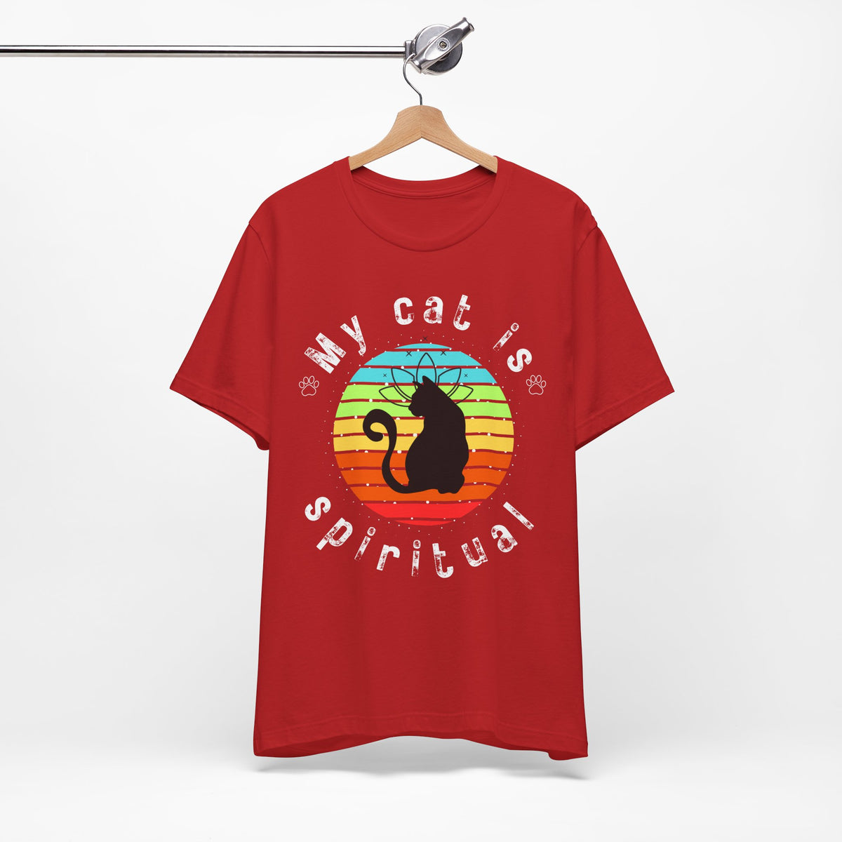 My Cat is Spiritual T-Shirt - Arjuna Rigby Art and Lifestyle Store