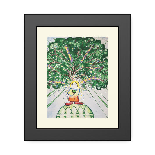 I Know the Trees Love Me Framed Fine Art Print