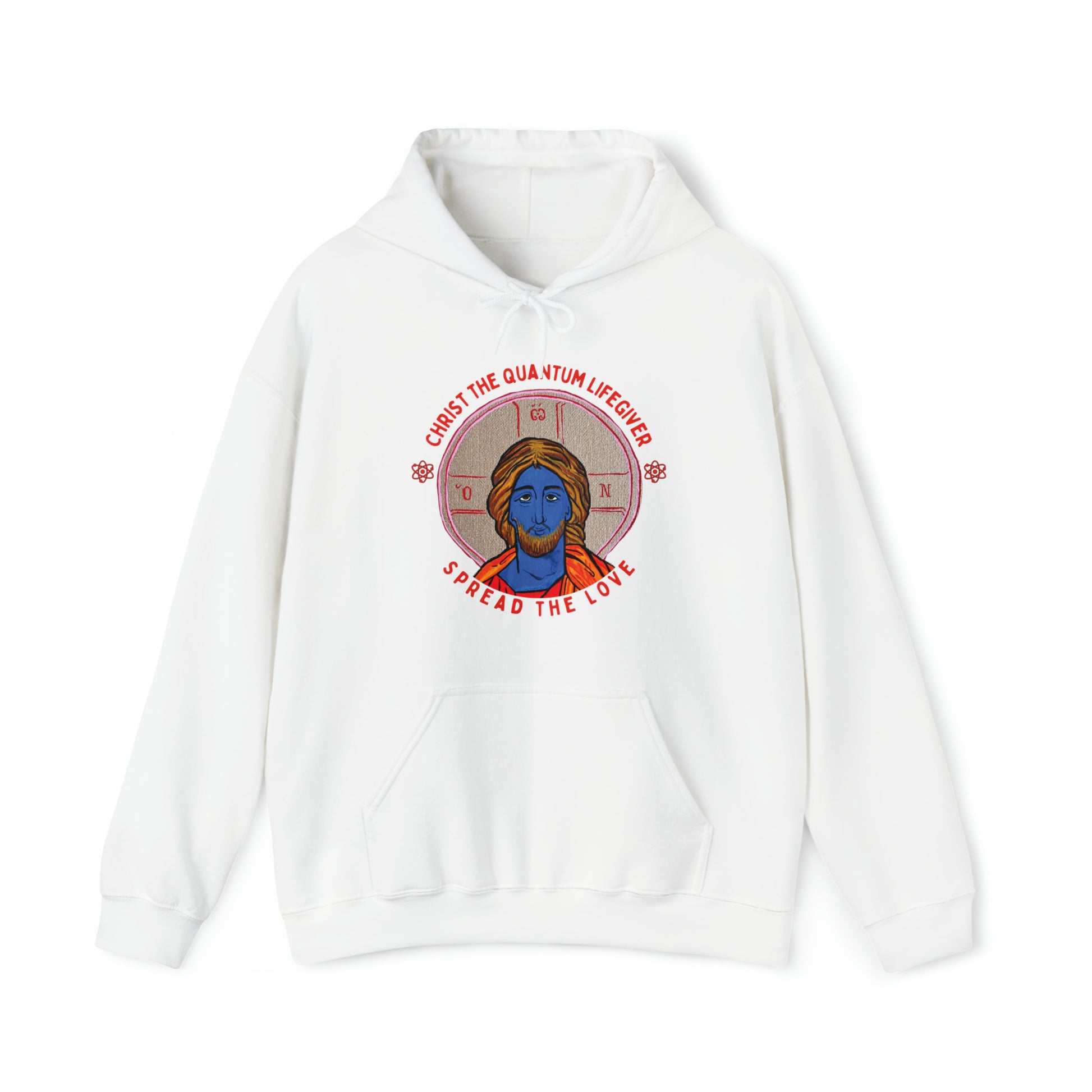 Christ the Quantum Lifegiver Hoodie - Arjuna Rigby Art and Lifestyle Store