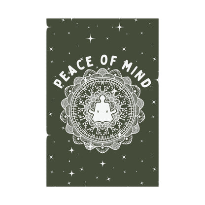 Peace of Mind Fine Art Print green background