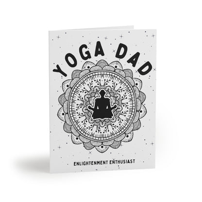 Yoga Dad Greeting Card - Arjuna Rigby Art and Lifestyle Store