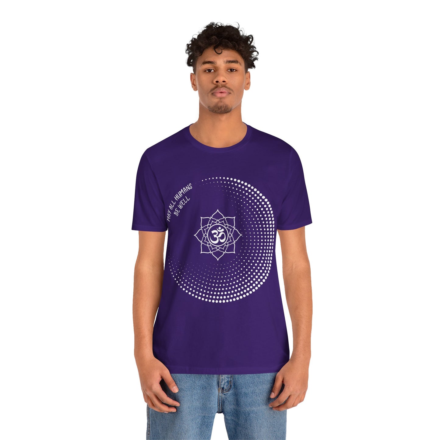 May All Humans Be Well T-Shirt - Arjuna Rigby Art and Lifestyle Store