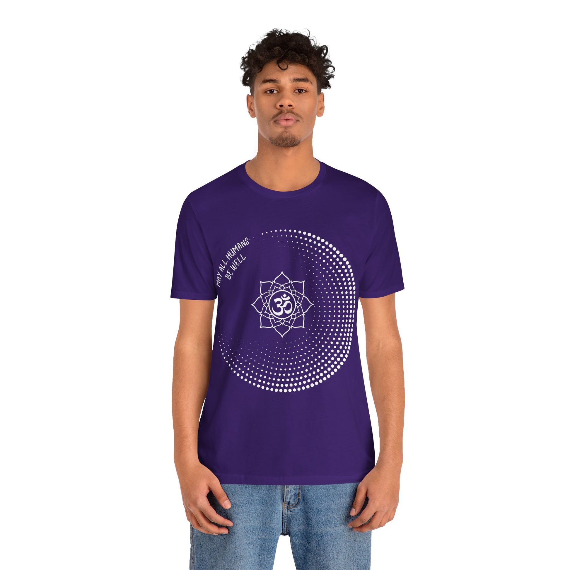 May All Humans Be Well T-Shirt - Arjuna Rigby Art and Lifestyle Store