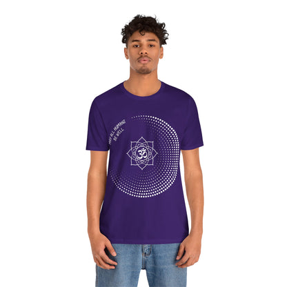 May All Humans Be Well T-Shirt - Arjuna Rigby Art and Lifestyle Store